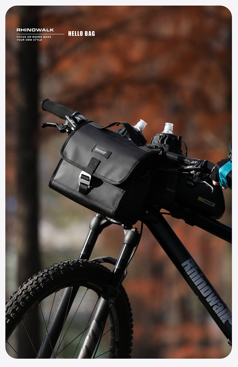 Amazon.com: PACK2RIDE Perfecda Bike Handlebar Bag - Water Resistant,  Durable Cordura Fabric & Bike Bag for Daily Trips - Front Biking Storage,  Bar Bag for Road, Gravel Riding (Coyote Brown) : Sports
